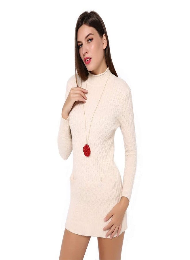 Niumike Handmade Crystal Circle Pendant Necklace and Earring Sets for Women Prom Disc Long Statement Necklaces Jewelry Sets Valentines Mother's Day Gifts for Her, Matte Red - Image 4