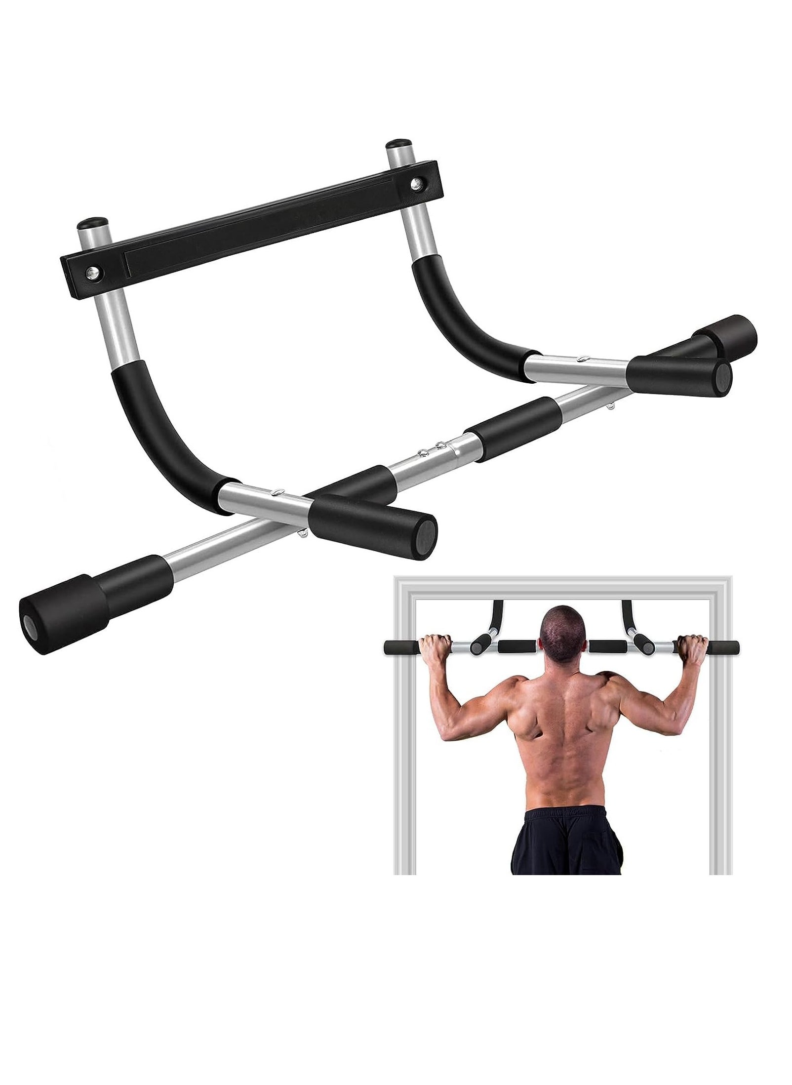 Spall Spall Multi Grip Chin Up/Pull Up Bar Heavy Duty Doorway Trainer For Home Gym 