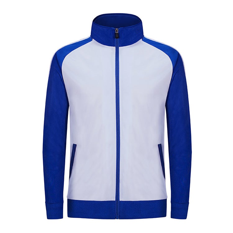 Golden Velvet Adult Children'S Slim-Fit Casual Sports Collar Zipper Color Fleece-Lined Outdoor Sports Sweatshirt Jacket - Image 1