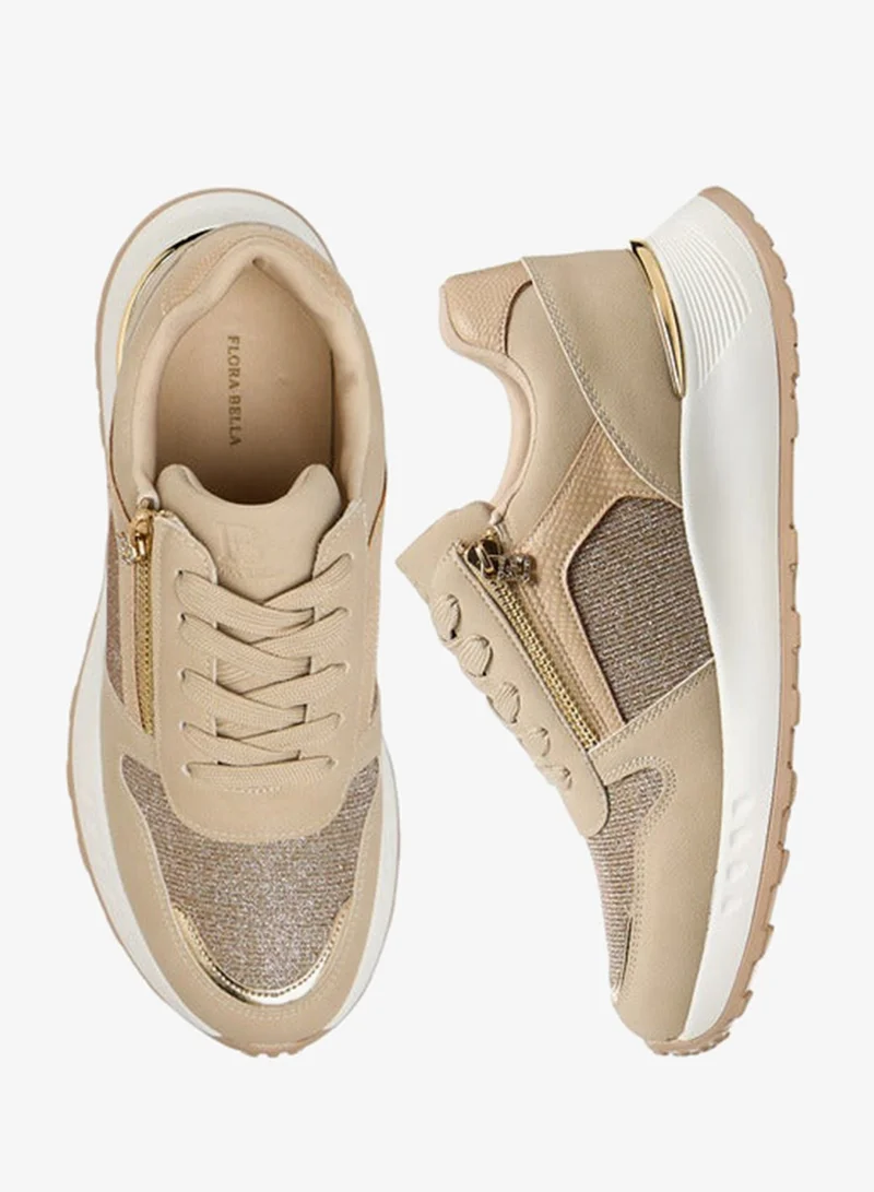 فلورا بيلا من شو إكسبرس سنيكرز نسائي لامع بأربطة