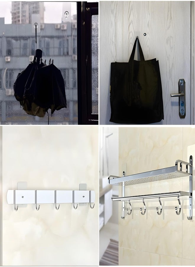 TEZURTH 5 PCS Nail for Wall Hooks for Wall Without Drilling/Self Adhesive Hooks | Heavy Duty Strong Nails for Hanging Screw Sticker Clock/Kitchen Accessories Items - BZ4189 - Image 3