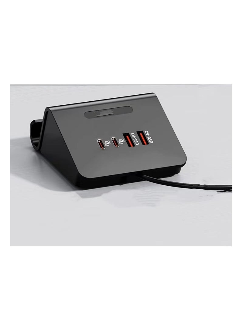 USB C Charger 45W Charging Station(Black) - Image 1
