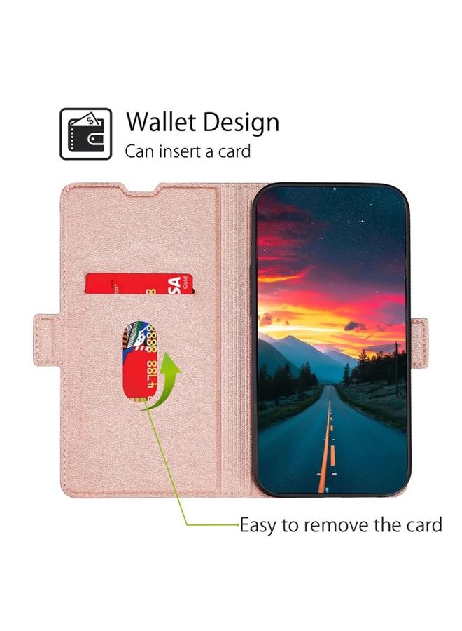 اس-توب جراب لهاتف Infinix GT 10 Pro 5G، جراب هاتف جلدي رفيع للغاية مع مشبك جانبي قابل للطي أفقيًا - Image 3