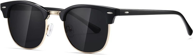 AEVOGUE Polarized Sunglasses For Women And Men Semi Rimless Frame Retro Sun Glasses AE0369 - Image 1