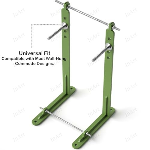 InArt Commode Chair Bracket for Toilet and Wall Hung - Image 5