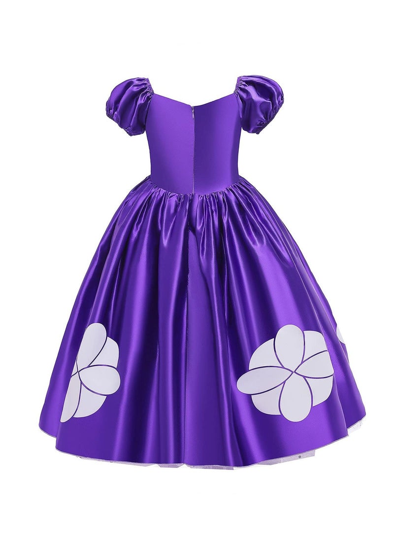 NIBEMINENT Princess Costumes for Girls Fancy Party Dress Up Kids Cosplay Birthday Costume 3-10Years - Image 2
