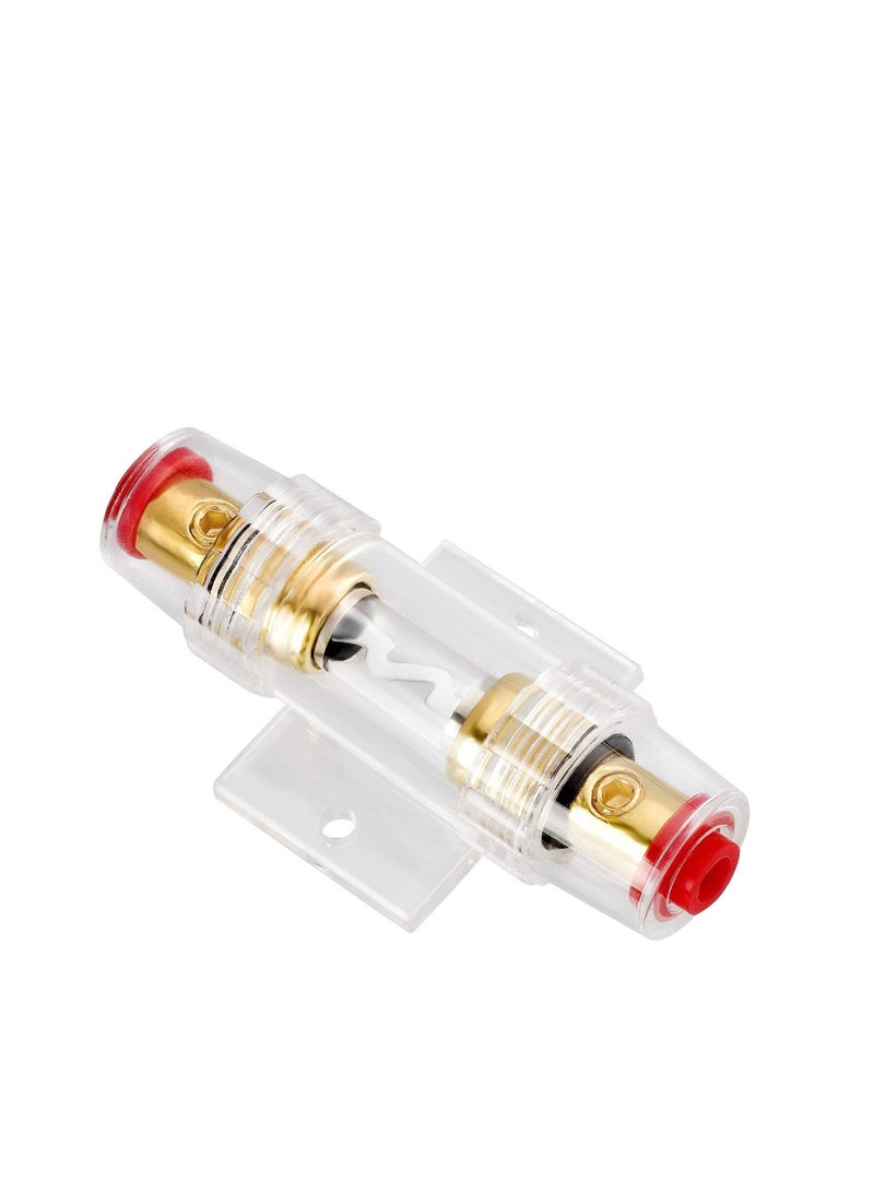 Y&D AGU Fuse Holder 4-8 Gauge AWG in-line with 2 PCS 60A Type for Car Audio Alarm Amplifier Truck Compressors  - Image 5