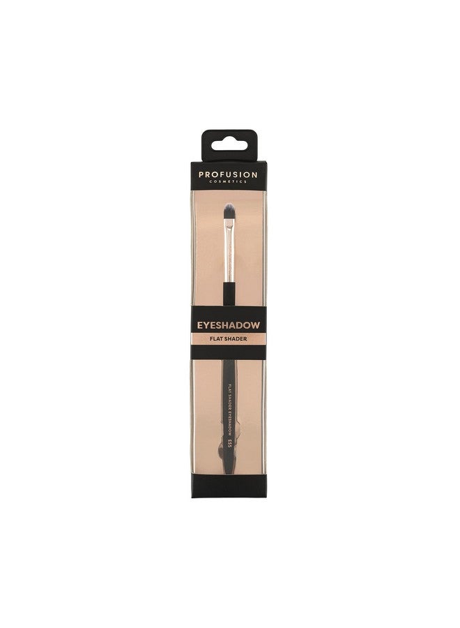 Profusion Cosmetics Flat Shader Eyeshadow Brush Beauty Professional All Over Eyemakeup Brush With Dense Rounded Fluffy Hair Bristles To Pack Eye Shadow Powder On Eyelid Premium Quality - Image 2