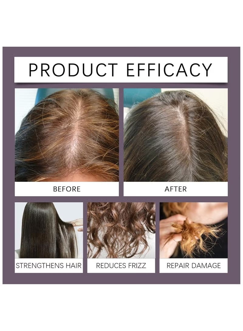 HOEGOA Batana Oil Hair Mask for Hair Care, Hair Growth Oil For Dry and Frizzy Hairs, for Prevent Hair Loss, Men & Women 120g, 4.23 Oz - Image 3