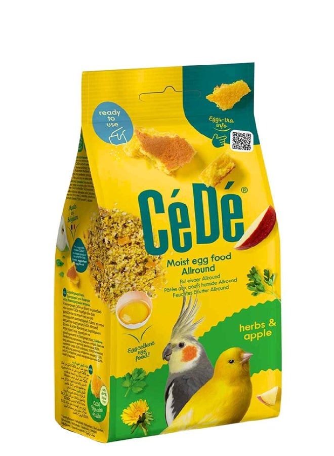 CeDe Egg Food Moist Allround Herbs And Apple - 200G