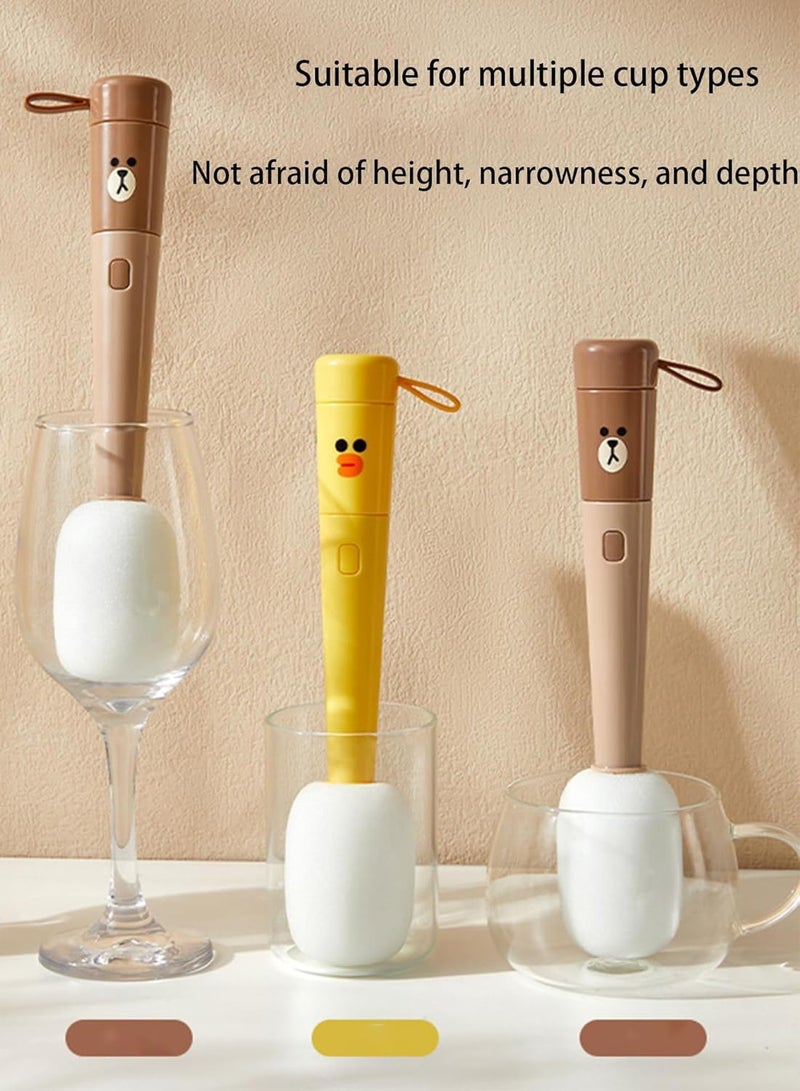 MAOGEDA 3-in-1 Bottle Cleaning Brushes with Straw Brush, Long Handle Water Bottle Scrubbing Brush, Built for Cleaning Sport Bottles, Baby Bottles, Water Bottles, Coffee Mugs, Flask - Image 5