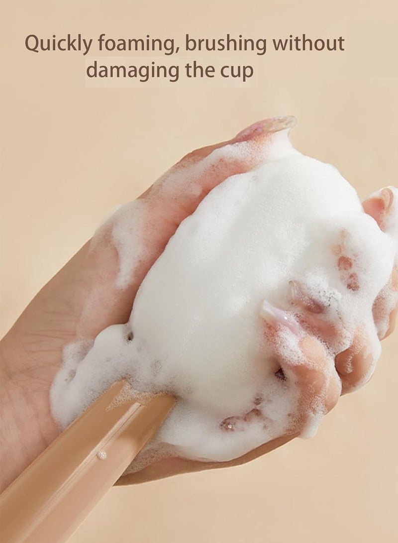 MAOGEDA 3-in-1 Bottle Cleaning Brushes with Straw Brush, Long Handle Water Bottle Scrubbing Brush, Built for Cleaning Sport Bottles, Baby Bottles, Water Bottles, Coffee Mugs, Flask - Image 2