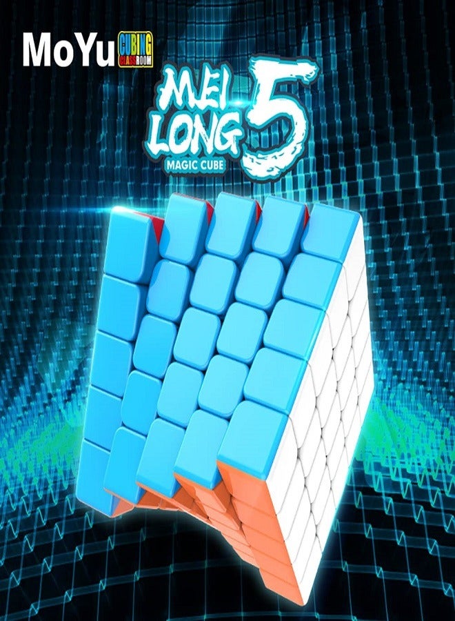 MoYu Meilong 5x5 Speed Cube Stickerless Puzzle Magic Cube - Image 1