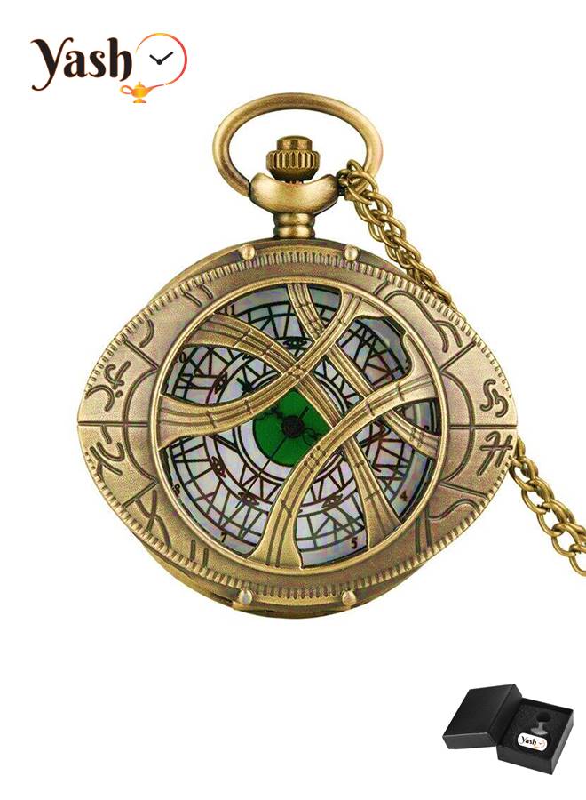 ياش ساعة جيب كوارتز على شكل عين قلادة - Image 2