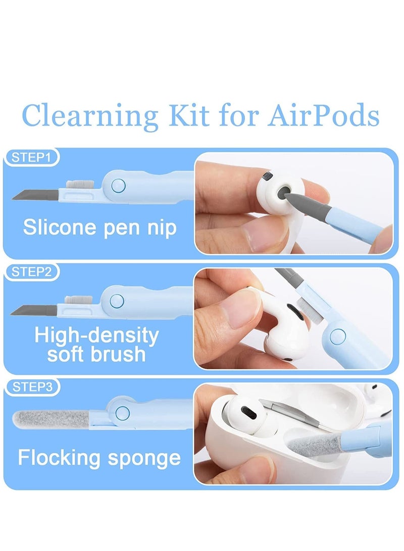 ELTRAZONE 7-in-1 Electronics Cleaner Kit - Keyboard Cleaner kit, Portable Multifunctional Cleaning Tool for PC Monitor Earbud Cell Phone Laptop Computer Bluetooth Earphones - Image 3