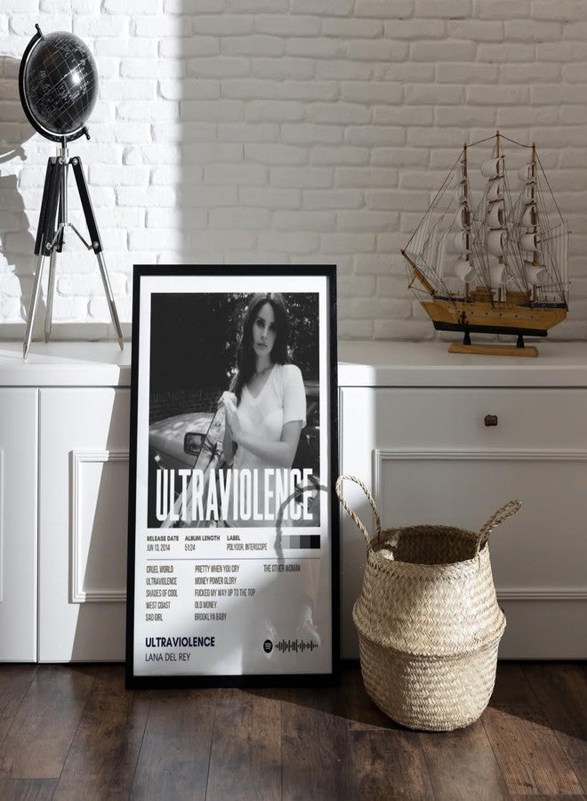 Lana Del Rey Ultravoilence UnFramed Poster For Home Aesthetic Wall Decoration | Lana Del Rey Singer Wall Poster (13 x 19 Inch Unframed) 300 GSM Mate Finish Board Paper With Peal & Stick Tape. - Image 3