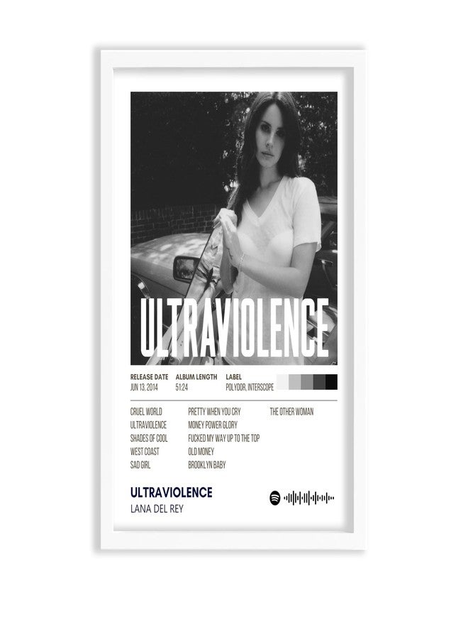 Lana Del Rey Ultravoilence UnFramed Poster For Home Aesthetic Wall Decoration | Lana Del Rey Singer Wall Poster (13 x 19 Inch Unframed) 300 GSM Mate Finish Board Paper With Peal & Stick Tape. - Image 2
