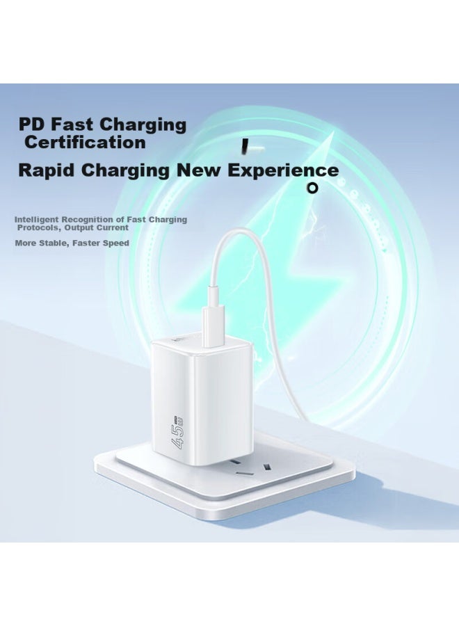 Stiger 45W Gallium Nitride Fast Charger For Apple 16, Samsung, Iphone 15/14/13 Pro Max, 12, Ipad, Huawei, Honor, Xiaomi Smartphones - Image 3