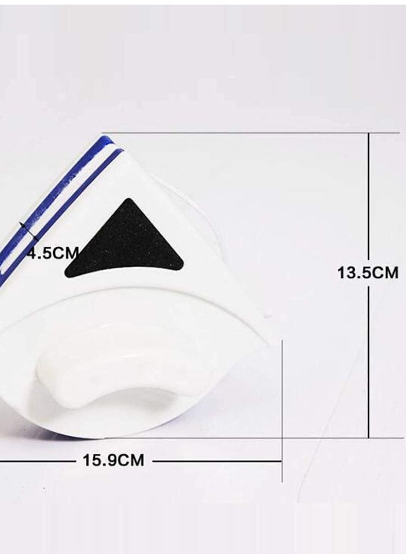 GENNEXT Double-side Magnetic Glass Wiper Window Cleaner Surface Cleaning Brush Triangle Cleaning Tools for High House Glass Windows - Image 3