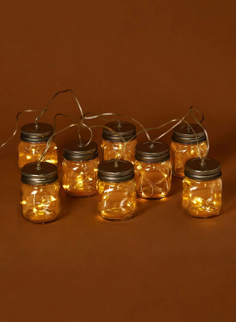 Thumbs Up Jar String Lights