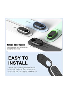Beauenty 4 Pack for Samsung Galaxy SmartTag2 Case Keychain, Case for Galaxy Smart Tag 2 with Key Ring for Keys, Wallet, Luggage, Pets (Black/White/Blue/Green)  - Image 5