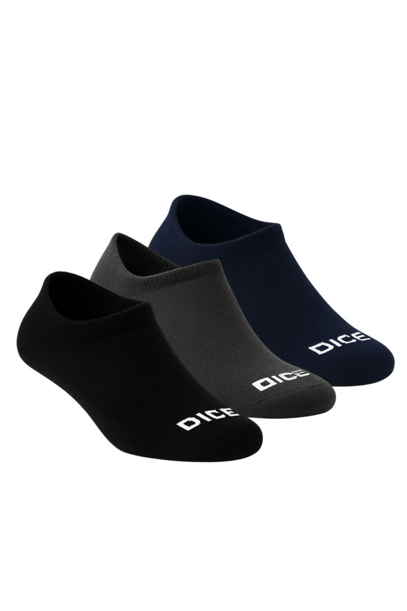 DICE Pack of 6 Multicolor Cotton Socket Socks for Men - Image 4