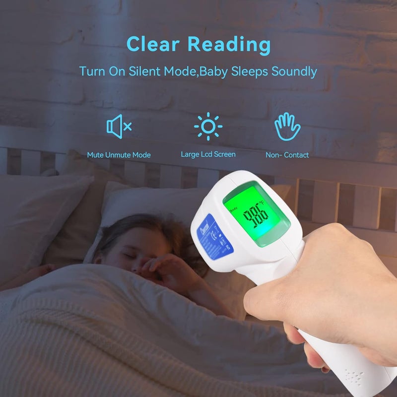 Berrcom Digital Non Contact Infrared Forehead Thermometer Contactless Thermometer 3 in 1 for Kids Infant Adult Fever Check Thermometer Temperature Gun for Baby - Image 5