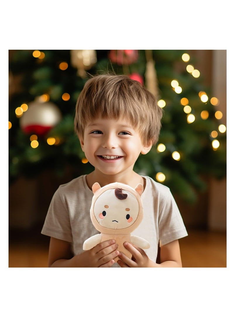 SYOSI Adorable Plush Toy, 11 inches Charming Soft Doll Stuffed Animal, Plushies for Kids Boys Girls, Nap Plush Doll, Children Birthday Gift, Brown - Image 4