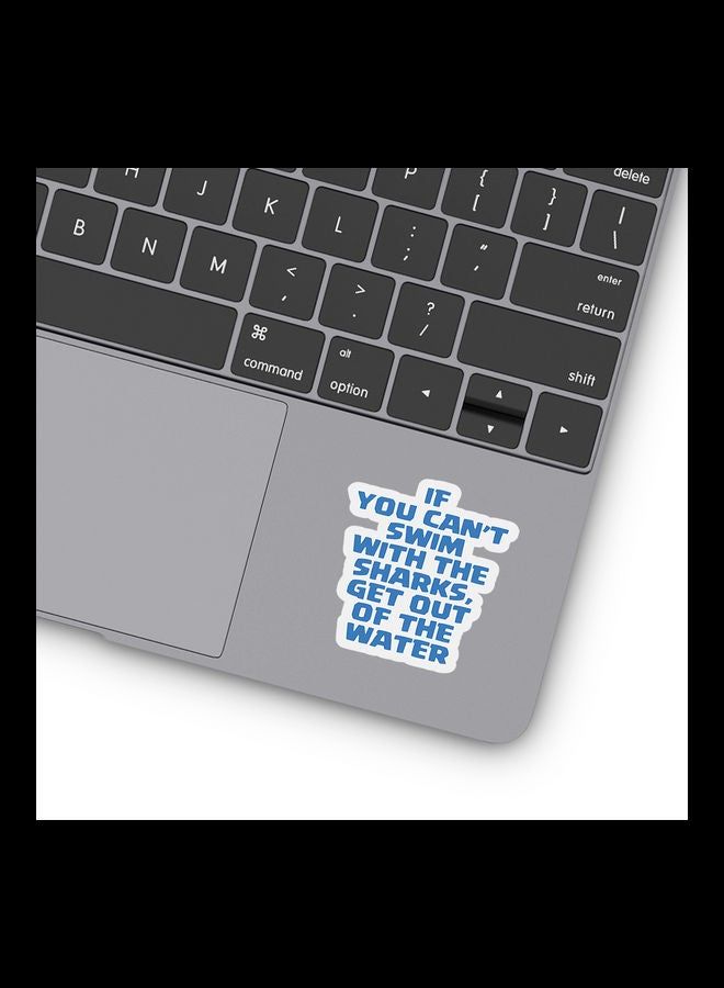 RKN Swimming Vinyl Sticker For Laptop 3inch - Image 2