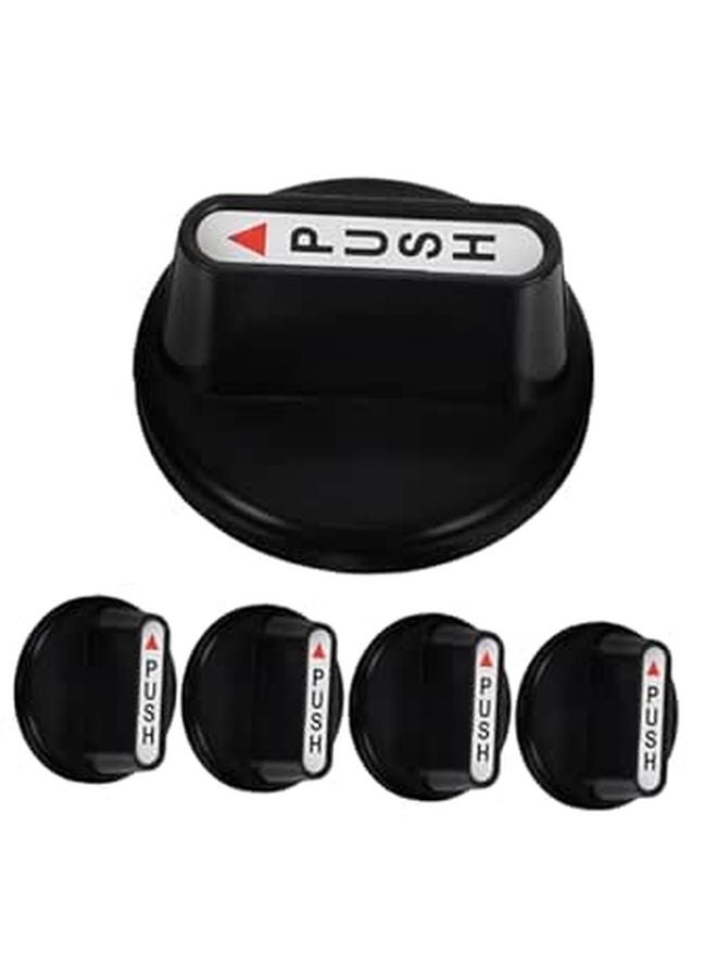 5Pcs Gas Stove Replacement Knobs Plastic Safety Switch Accessories - Image 1