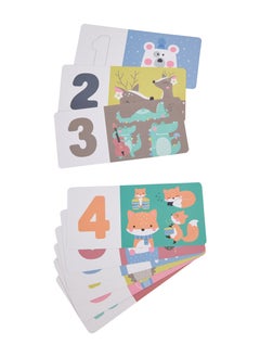 EUREKA KIDS Eurekakids Wooden Numbers Puzzle with Activity Cards| Educational Montessori Toy for Toddler and Kids | Learn Math, Shapes, Fine motor skills and visual perception | |For 24M+  - Image 4