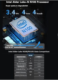 Beelink Beelink Mini S12 Pro N100 Mini PC DDR4 16GB 500GB SSD Desktop Gaming Computer VS T8 Pro  - Image 2