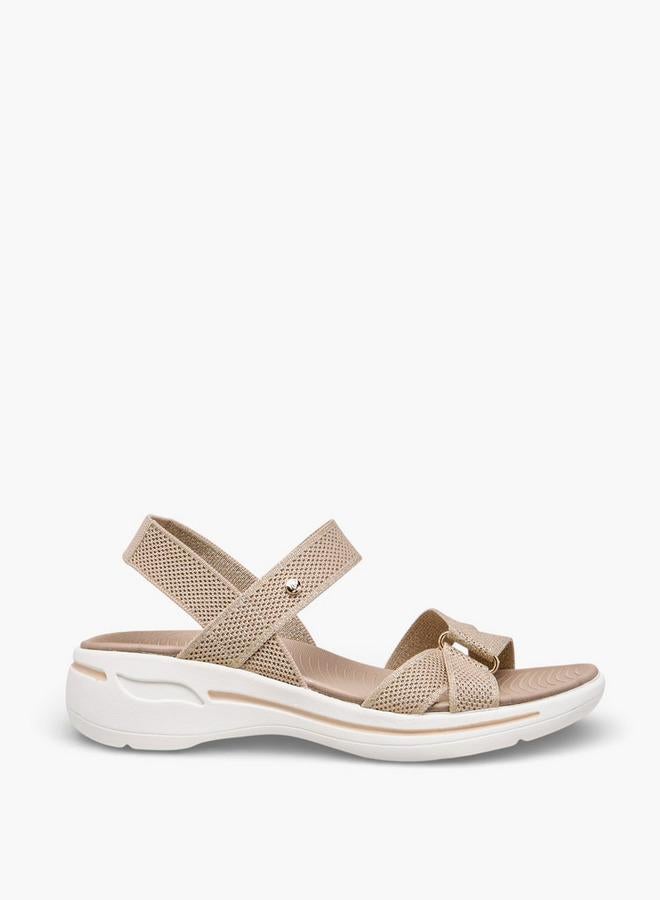 Flora Bella By Shoexpress Flora Bella Women Textured Comfort Sandals - Image 3