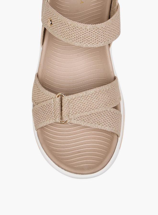 Flora Bella By Shoexpress Flora Bella Women Textured Comfort Sandals - Image 4