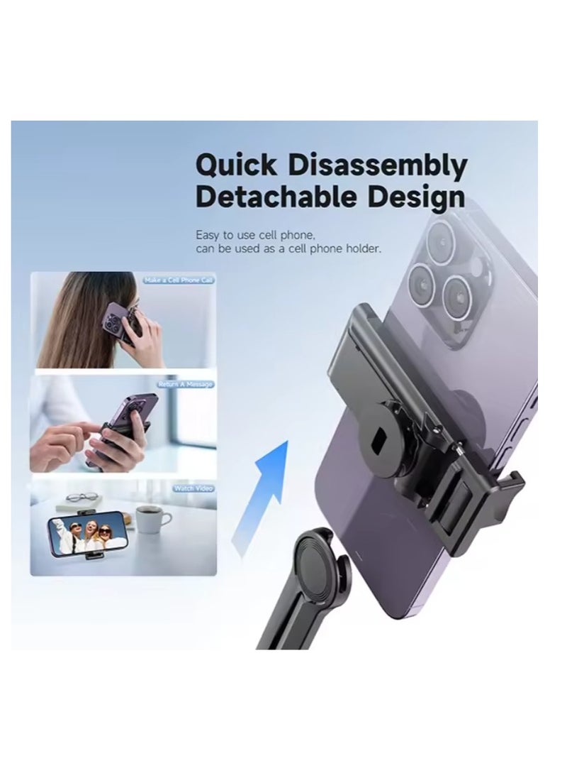 ARNOTEC Auto Face Tracking Tripod - 360° Rotating Smart Shooting Holder with Gesture Control | Detachable Stand Tripod for Vlogging, Streaming, Instagram Reels| Rechargeable  - Image 5