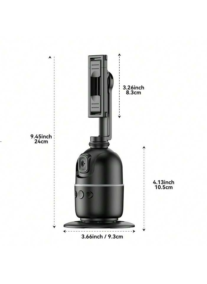 ARNOTEC - Auto Face Tracking Tripod - 360° Rotating Smart Shooting Holder with Gesture Control | Detachable Stand Tripod for Vlogging, Streaming, Instagram Reels| Rechargeable - Image 1