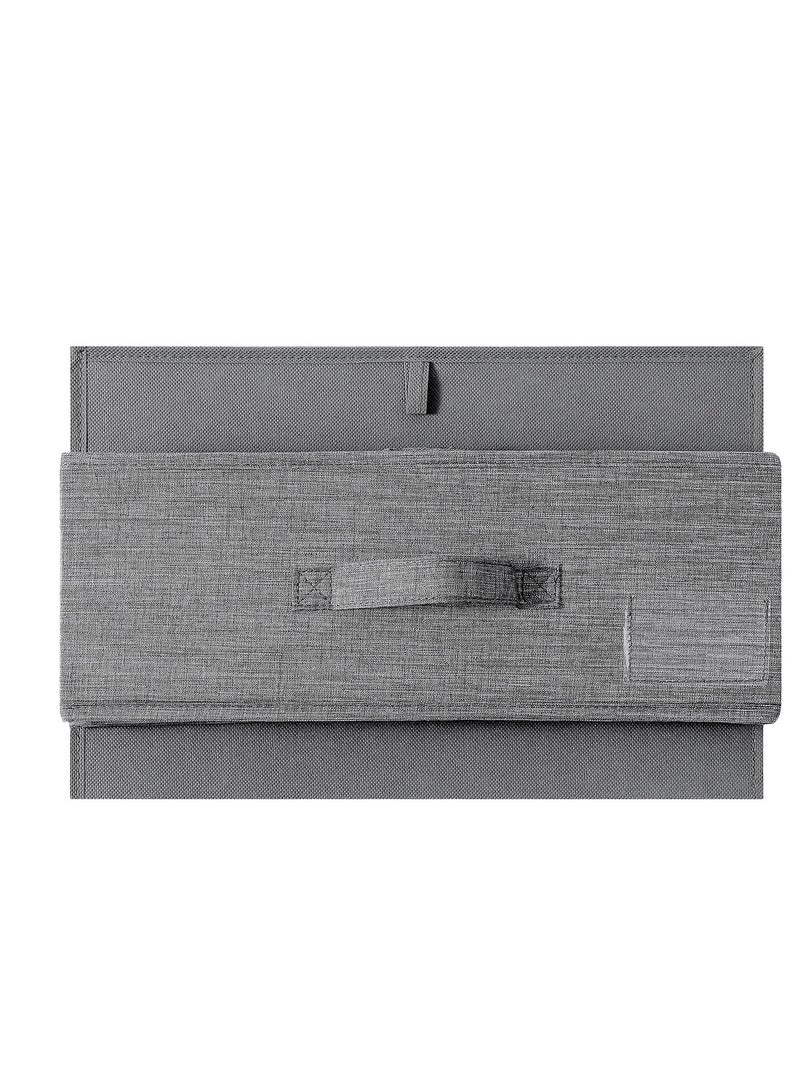 MIXDE 2 Pack Underbed Storage Container Bins with Lids, Under Bed Storage Organizer with Sturdy Handles Sidewalls Bottom, Foldable Clothes Bag Large (Type B (2 Pack)) - Image 2