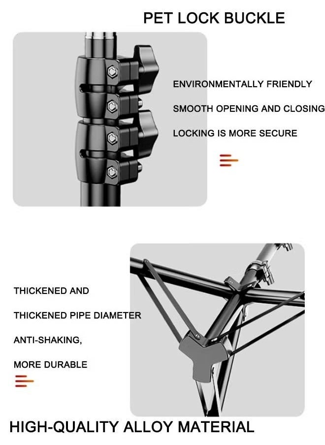 General - Floor projector stand, universal projector tripod, 58-170cm retractable tripod, adjustable angle, high-quality alloy material, portable projector stand for projector camera iPhone webcam stand, 360° - Image 1