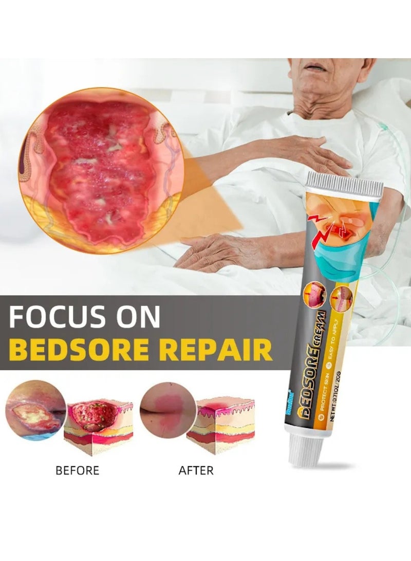 Sumifun كريم قرحة الفراش علاج قرحة الفراش مكونات طبيعية لشفاء قرحات الفراش قرحات الضغط الجروح المؤلمة عمل لتخفيف الألم مرهم 20 جرام - Image 3