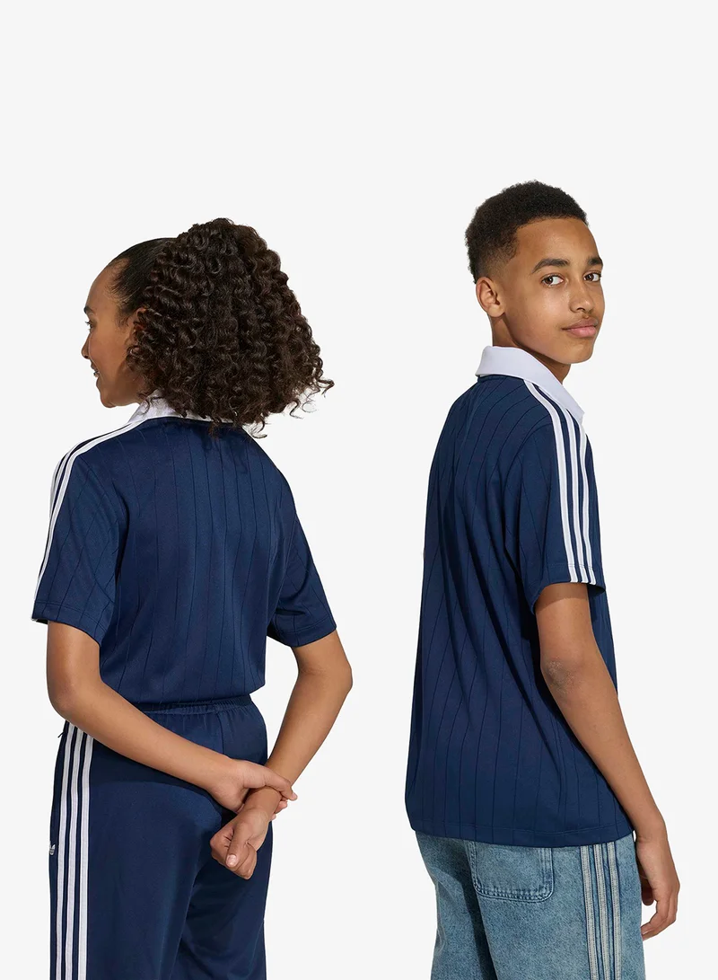 Adidas Originals Youth Loose Pinstripe Polo