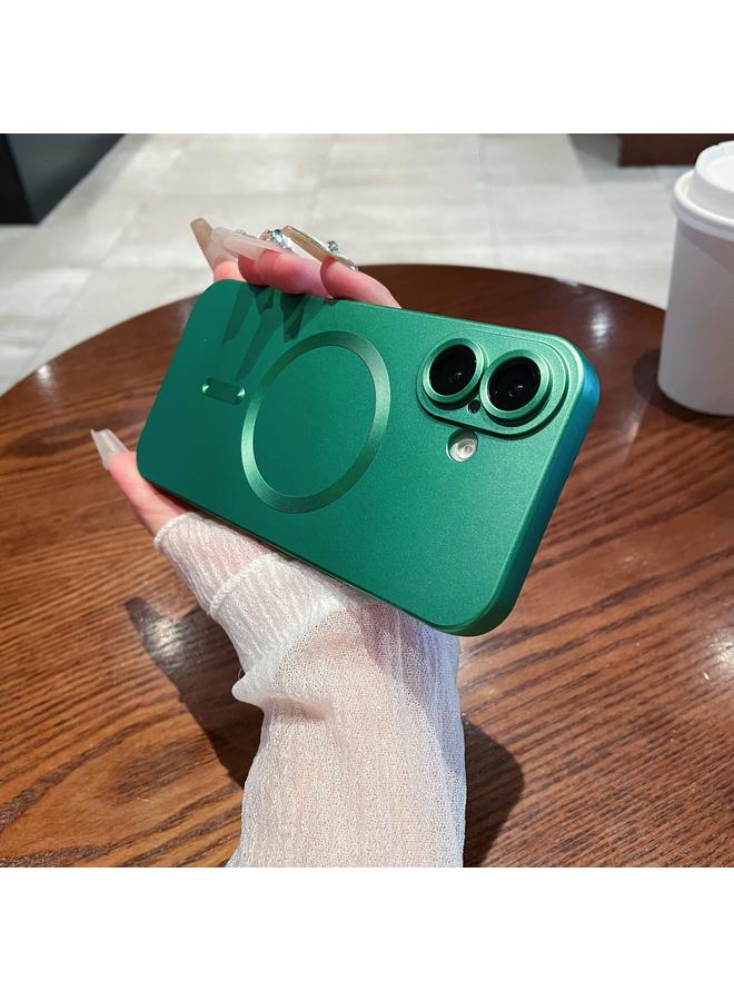 اس-توب جراب هاتف iPhone 16 من Magsafe Liquid TPU مطلي بطلاء معدني - Image 1