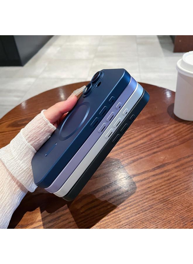 اس-توب جراب هاتف iPhone 16 من Magsafe Liquid TPU مطلي بطلاء معدني - Image 3