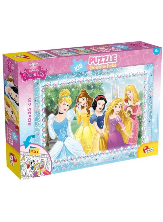 Lisciani Princess Double-Face Puzzle – 108 Pieces - Image 1