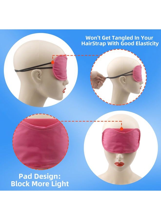 Notoke 12pcs Eye Mask Sleep Masks Blindfolds Multicolor Sleeping Mask Blindfold Eye Cover Team Building Games Party with Nose Pad and Adjustable Strap for Women Men Kids - Image 4
