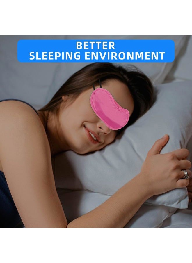 Notoke 12pcs Eye Mask Sleep Masks Blindfolds Multicolor Sleeping Mask Blindfold Eye Cover Team Building Games Party with Nose Pad and Adjustable Strap for Women Men Kids - Image 5