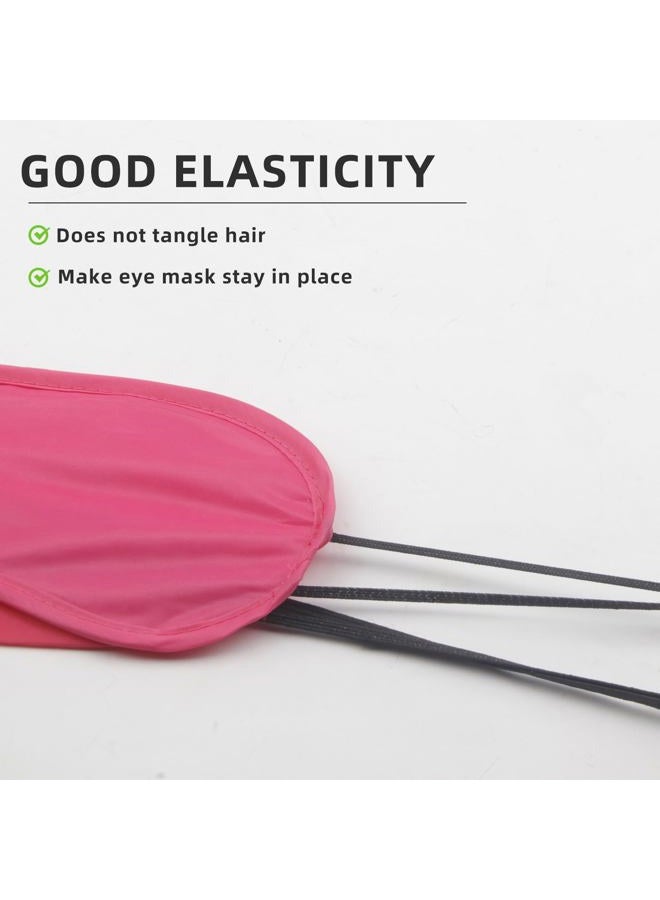 Notoke 12pcs Eye Mask Sleep Masks Blindfolds Multicolor Sleeping Mask Blindfold Eye Cover Team Building Games Party with Nose Pad and Adjustable Strap for Women Men Kids - Image 3