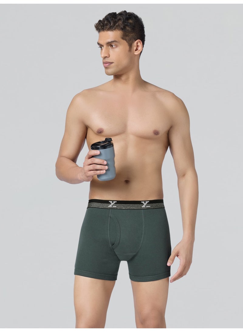 اكس واي اكس اكس XYXX نوفابوكسرات قطنية للرجال، عبوة من 3 قطع، مطاطية خارجية - Image 4