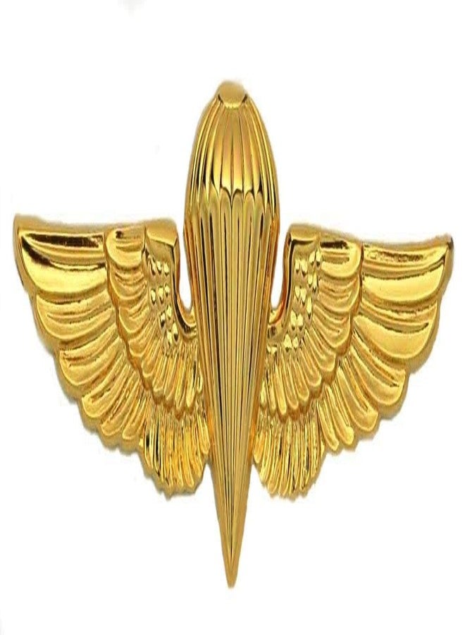 DEURA US ARMY NAVY MARINES Jump Wings 2 7/8 Inch Hat pin GOLD PLATED FINISH Badge - Image 2