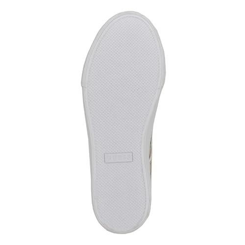 GUESS Women's Loven Sneaker, Medium Brown 219, 8 - Image 4