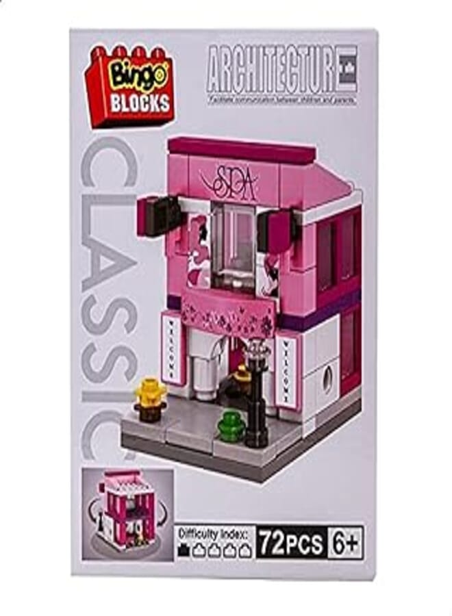 Bingo Coca-Cola Factory Blocks for Kids, 77 Pieces - Multi Color
